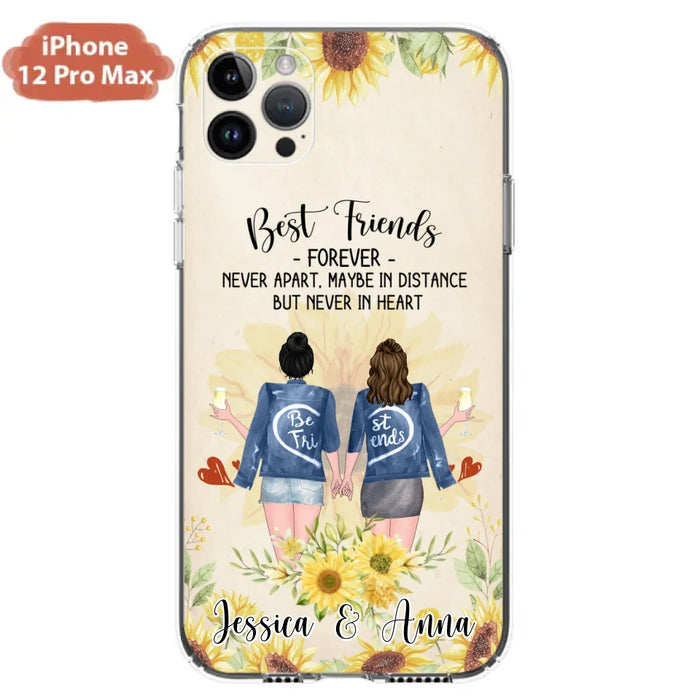 Custom Personalized Friends Phone Case - Upto 4 Besties - Gift Idea For Best Friends - Best Friends Forever - Case for iPhone/Samsung