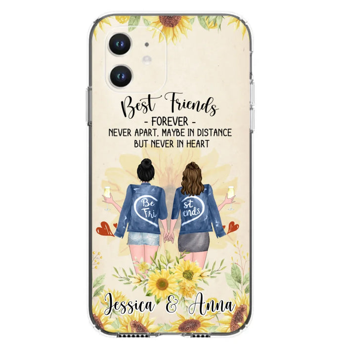 Custom Personalized Friends Phone Case - Upto 4 Besties - Gift Idea For Best Friends - Best Friends Forever - Case for iPhone/Samsung