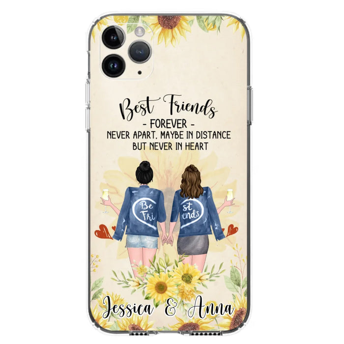 Custom Personalized Friends Phone Case - Upto 4 Besties - Gift Idea For Best Friends - Best Friends Forever - Case for iPhone/Samsung