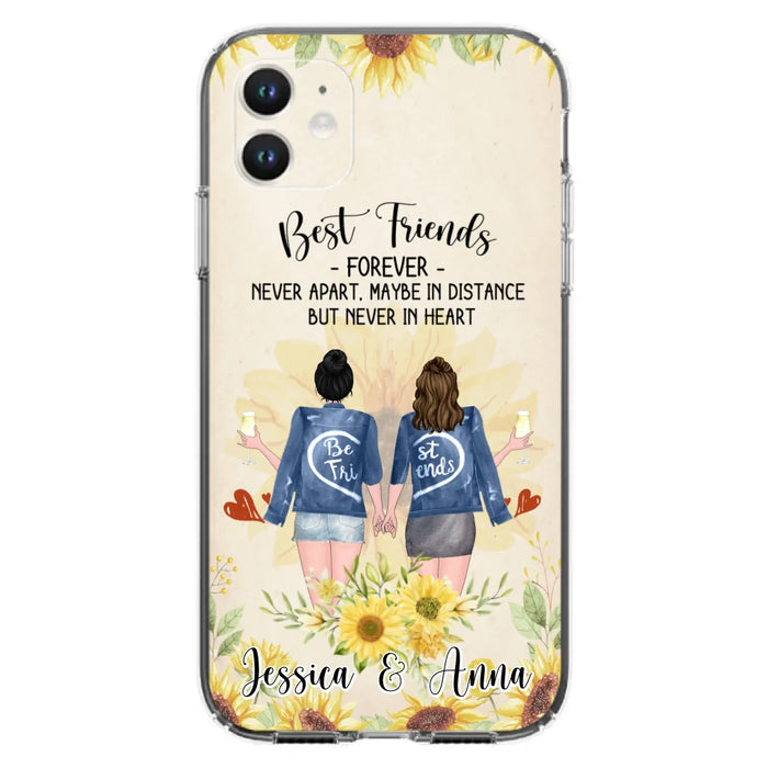 Custom Personalized Friends Phone Case - Upto 4 Besties - Gift Idea For Best Friends - Best Friends Forever - Case for iPhone/Samsung