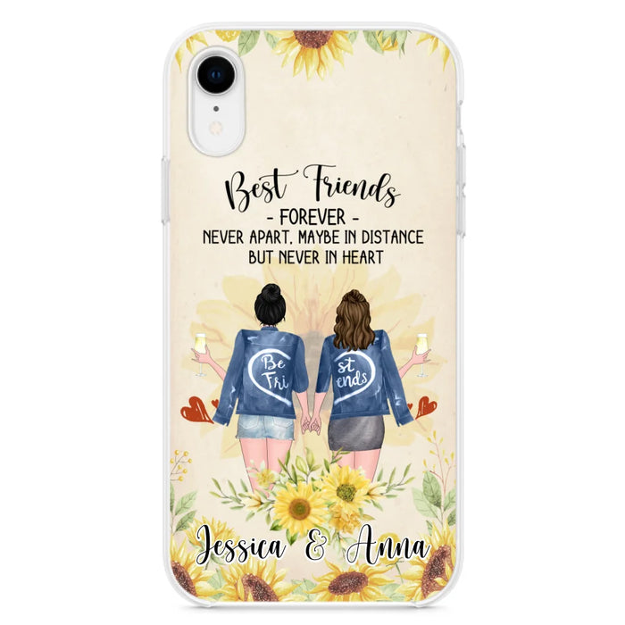 Custom Personalized Friends Phone Case - Upto 4 Besties - Gift Idea For Best Friends - Best Friends Forever - Case for iPhone/Samsung