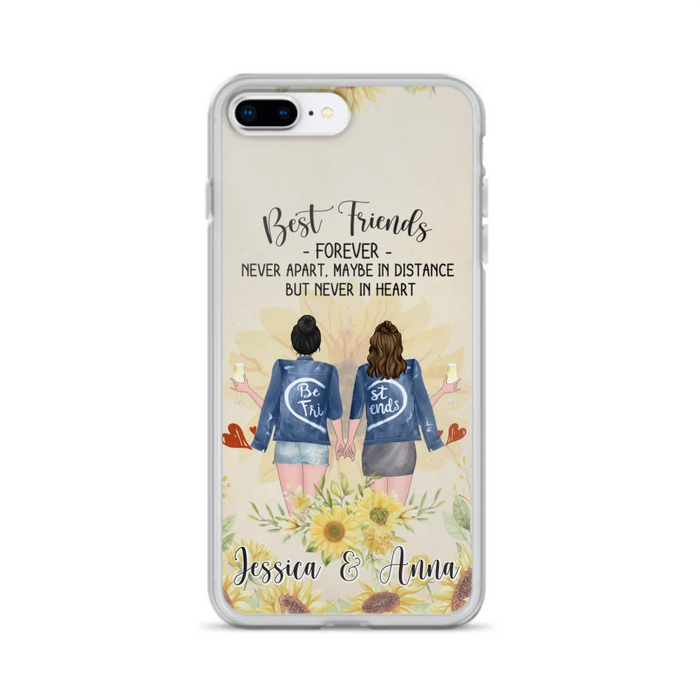 Custom Personalized Friends Phone Case - Upto 4 Besties - Gift Idea For Best Friends - Best Friends Forever - Case for iPhone/Samsung