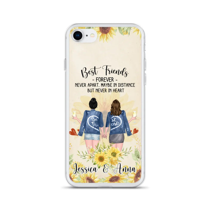 Custom Personalized Friends Phone Case - Upto 4 Besties - Gift Idea For Best Friends - Best Friends Forever - Case for iPhone/Samsung