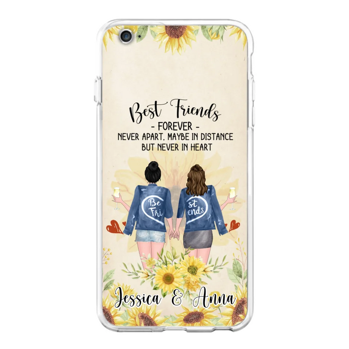 Custom Personalized Friends Phone Case - Upto 4 Besties - Gift Idea For Best Friends - Best Friends Forever - Case for iPhone/Samsung