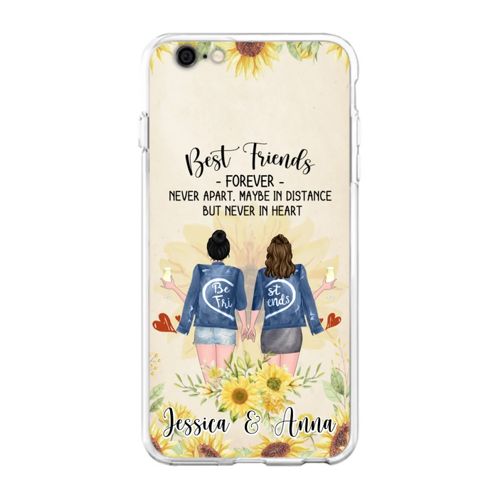 Custom Personalized Friends Phone Case - Upto 4 Besties - Gift Idea For Best Friends - Best Friends Forever - Case for iPhone/Samsung