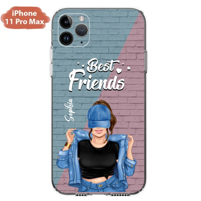 Custom Personalized Besties Phone Case - Gift For Friends/ Besties - Best Friends Forever And Ever - Case For iPhone And Samsung