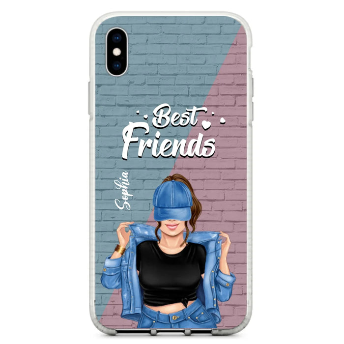 Custom Personalized Besties Phone Case - Gift For Friends/ Besties - Best Friends Forever And Ever - Case For iPhone And Samsung