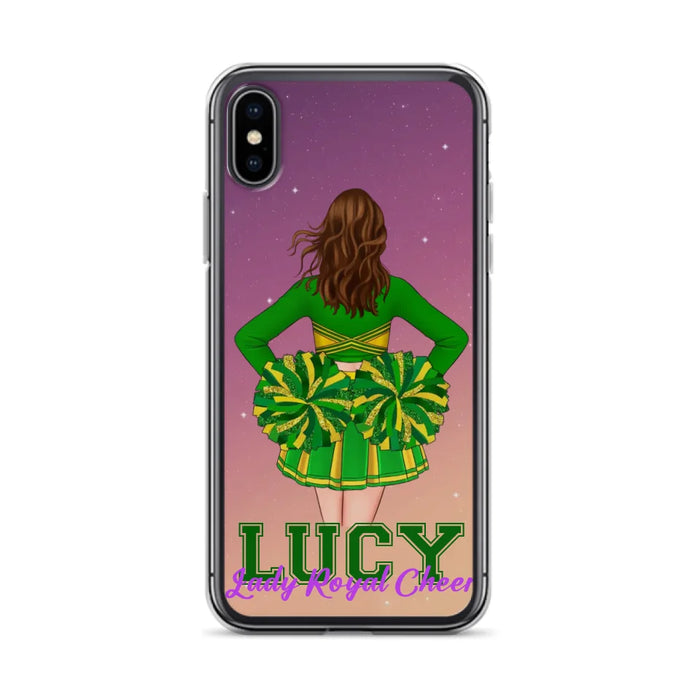 Custom Personalized Cheerleading Phone Case - Birthday Gift For Cheerleading Coach, Cheerleader - Case For iPhone And Samsung