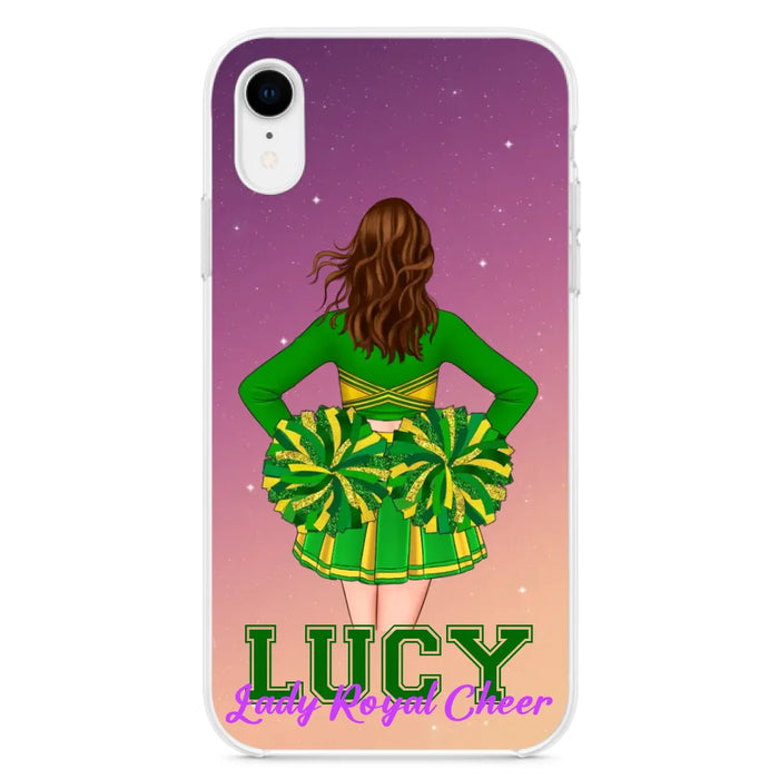 Custom Personalized Cheerleading Phone Case - Birthday Gift For Cheerleading Coach, Cheerleader - Case For iPhone And Samsung