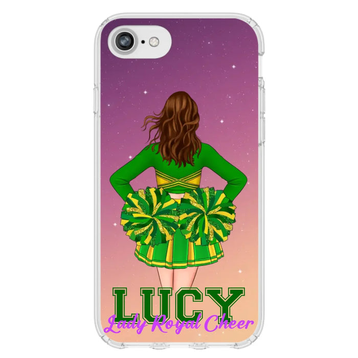 Custom Personalized Cheerleading Phone Case - Birthday Gift For Cheerleading Coach, Cheerleader - Case For iPhone And Samsung