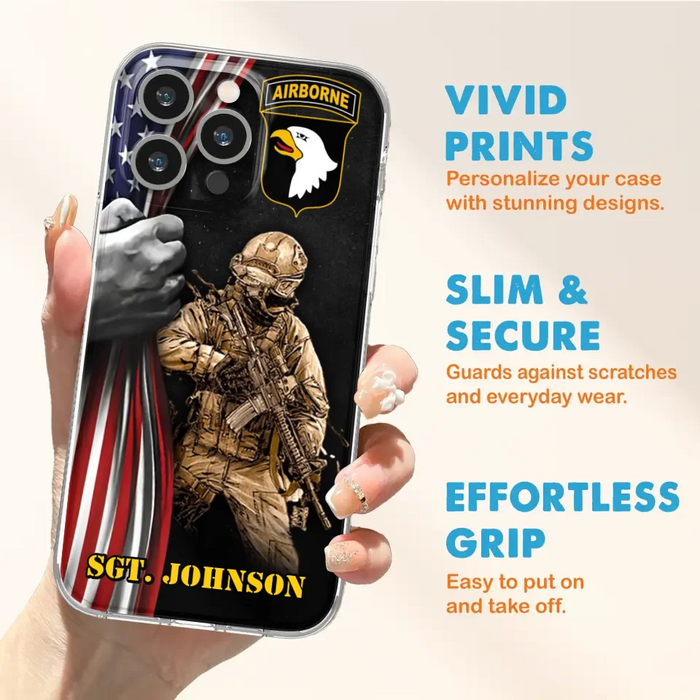 Custom Personalized Veteran Phone Case - Gift Idea For Veteran - Case For iPhone And Samsung