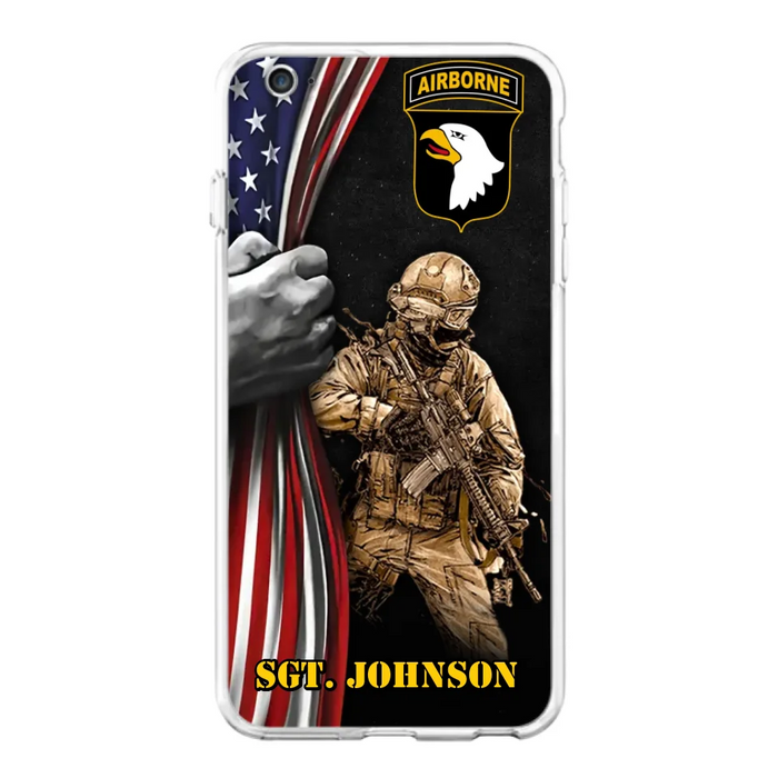 Custom Personalized Veteran Phone Case - Gift Idea For Veteran - Case For iPhone And Samsung