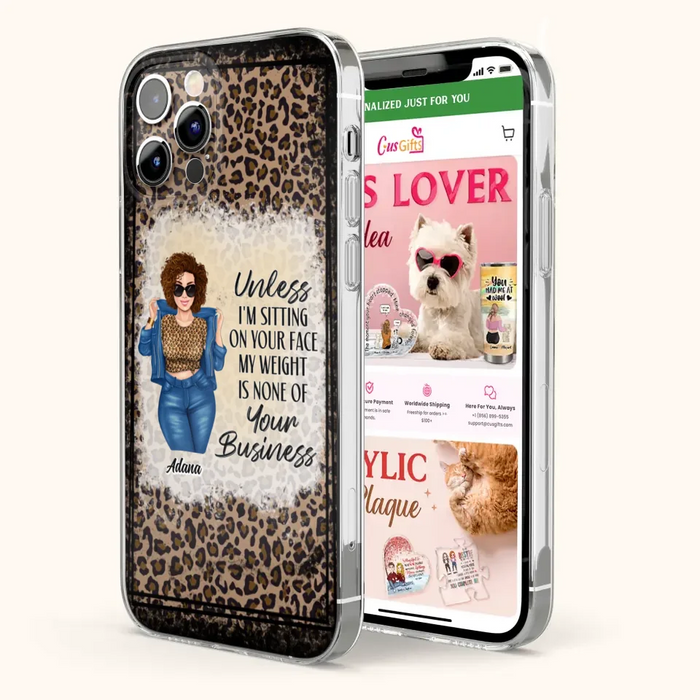 Custom Personalized Sassy Thick Girl Phone Case - Gift For Friend/ Sister/ Birthday Gift - Case For iPhone And Samsung