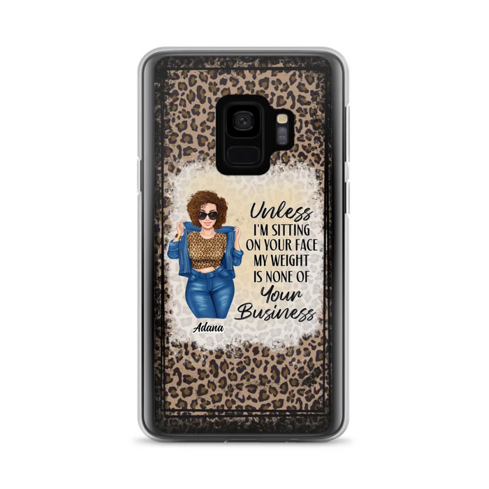 Custom Personalized Sassy Thick Girl Phone Case - Gift For Friend/ Sister/ Birthday Gift - Case For iPhone And Samsung