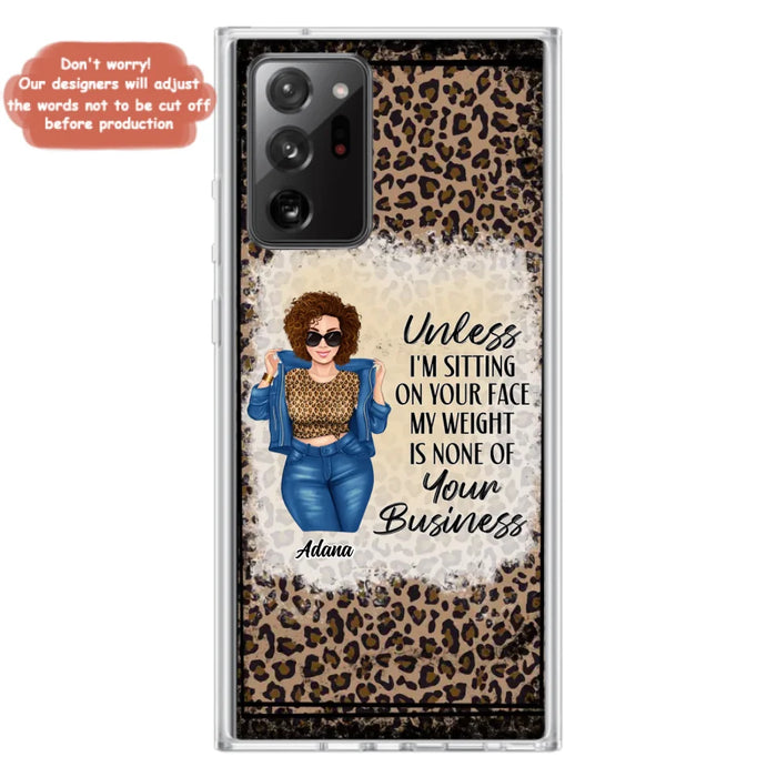 Custom Personalized Sassy Thick Girl Phone Case - Gift For Friend/ Sister/ Birthday Gift - Case For iPhone And Samsung