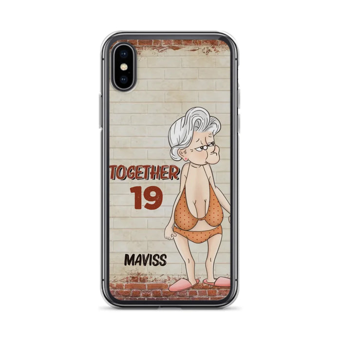 Custom Personalized Old Couple Phone Case - Gift Idea For Old Couple - Gift For Him/Her - Case For iPhone And Samsung