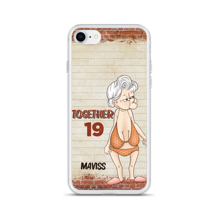 Custom Personalized Old Couple Phone Case - Gift Idea For Old Couple - Gift For Him/Her - Case For iPhone And Samsung