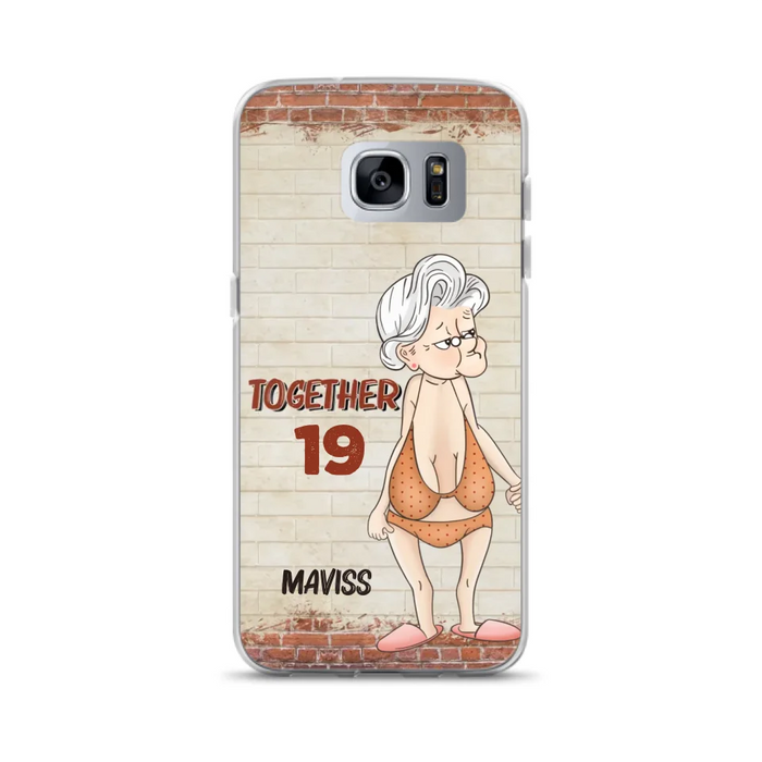 Custom Personalized Old Couple Phone Case - Gift Idea For Old Couple - Gift For Him/Her - Case For iPhone And Samsung