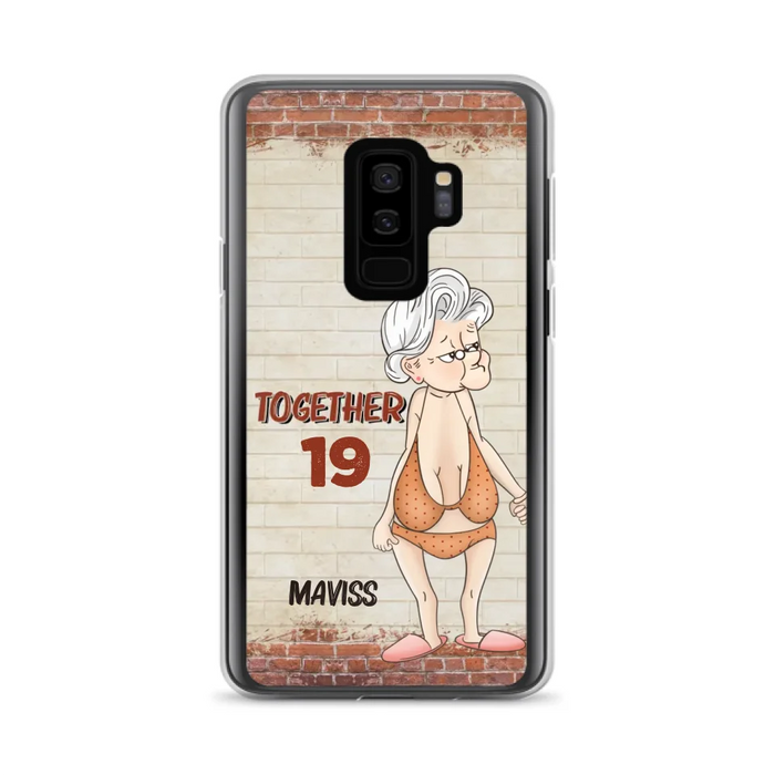 Custom Personalized Old Couple Phone Case - Gift Idea For Old Couple - Gift For Him/Her - Case For iPhone And Samsung