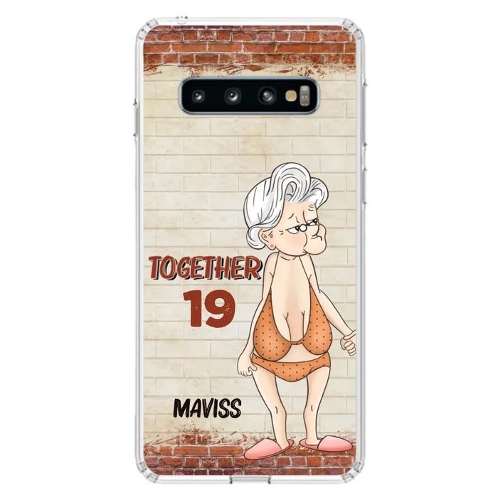 Custom Personalized Old Couple Phone Case - Gift Idea For Old Couple - Gift For Him/Her - Case For iPhone And Samsung