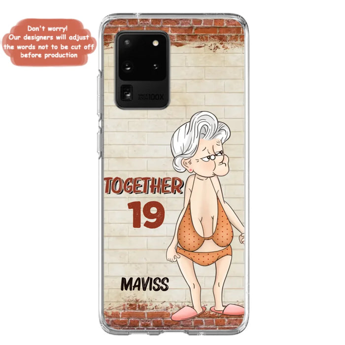 Custom Personalized Old Couple Phone Case - Gift Idea For Old Couple - Gift For Him/Her - Case For iPhone And Samsung