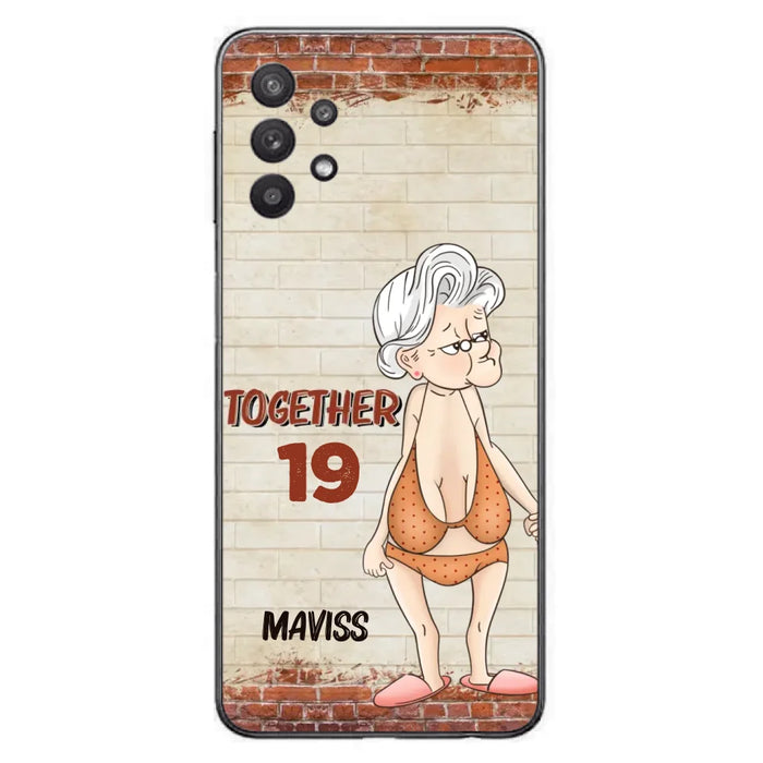 Custom Personalized Old Couple Phone Case - Gift Idea For Old Couple - Gift For Him/Her - Case For iPhone And Samsung