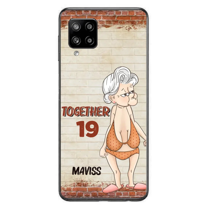 Custom Personalized Old Couple Phone Case - Gift Idea For Old Couple - Gift For Him/Her - Case For iPhone And Samsung