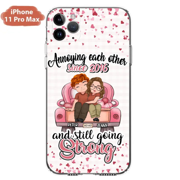 Custom Personalized Couple Phone Case - Valentine's Day/ Birthday/ Anniversary/ Mother's Day Gift For Wife From Husband - Case For iPhone And Samsung