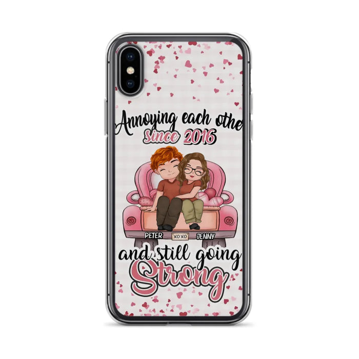 Custom Personalized Couple Phone Case - Valentine's Day/ Birthday/ Anniversary/ Mother's Day Gift For Wife From Husband - Case For iPhone And Samsung