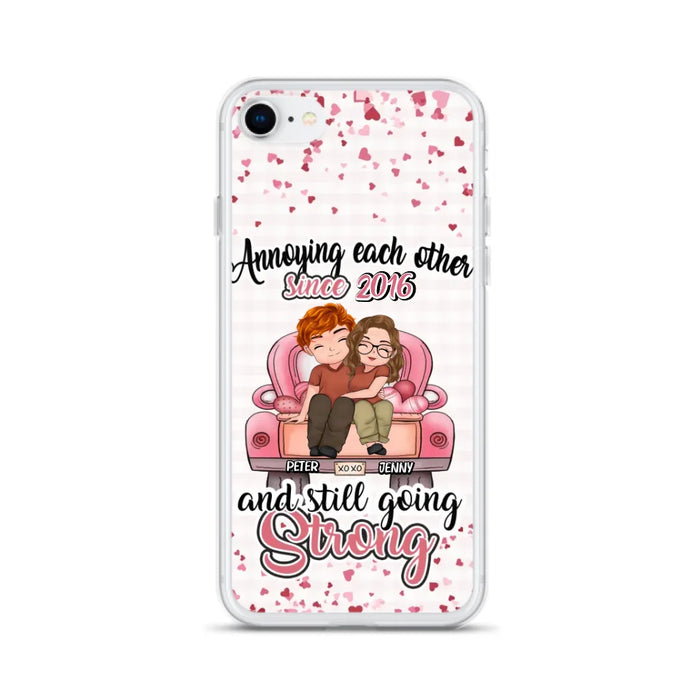 Custom Personalized Couple Phone Case - Valentine's Day/ Birthday/ Anniversary/ Mother's Day Gift For Wife From Husband - Case For iPhone And Samsung