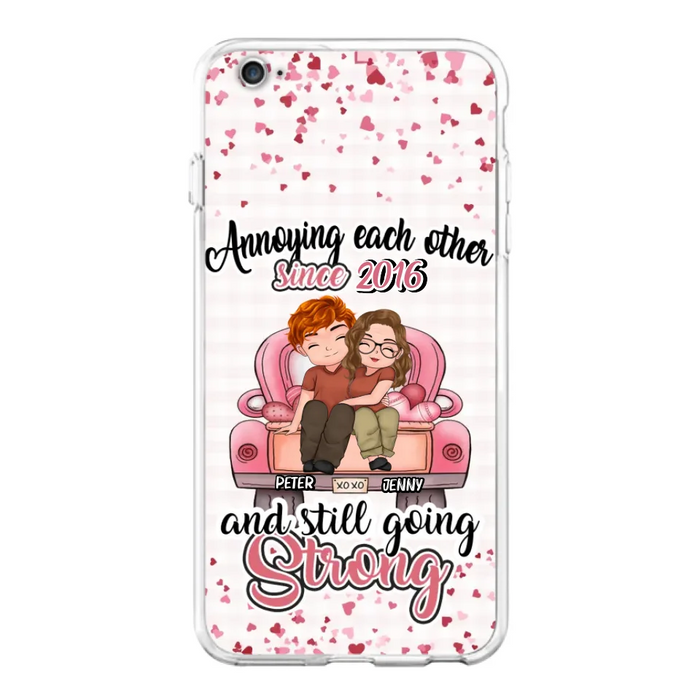 Custom Personalized Couple Phone Case - Valentine's Day/ Birthday/ Anniversary/ Mother's Day Gift For Wife From Husband - Case For iPhone And Samsung