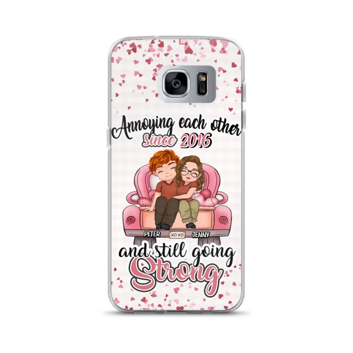 Custom Personalized Couple Phone Case - Valentine's Day/ Birthday/ Anniversary/ Mother's Day Gift For Wife From Husband - Case For iPhone And Samsung