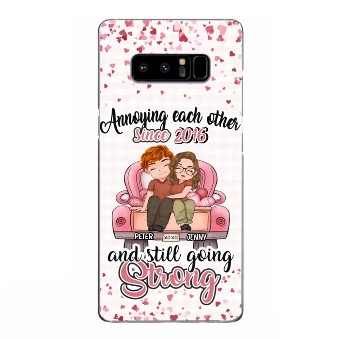 Custom Personalized Couple Phone Case - Valentine's Day/ Birthday/ Anniversary/ Mother's Day Gift For Wife From Husband - Case For iPhone And Samsung