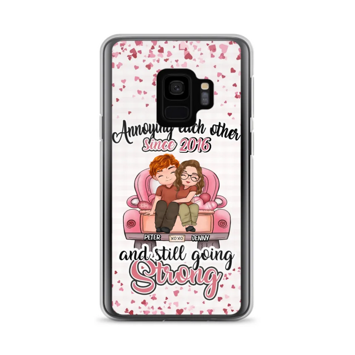 Custom Personalized Couple Phone Case - Valentine's Day/ Birthday/ Anniversary/ Mother's Day Gift For Wife From Husband - Case For iPhone And Samsung