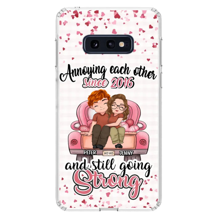 Custom Personalized Couple Phone Case - Valentine's Day/ Birthday/ Anniversary/ Mother's Day Gift For Wife From Husband - Case For iPhone And Samsung