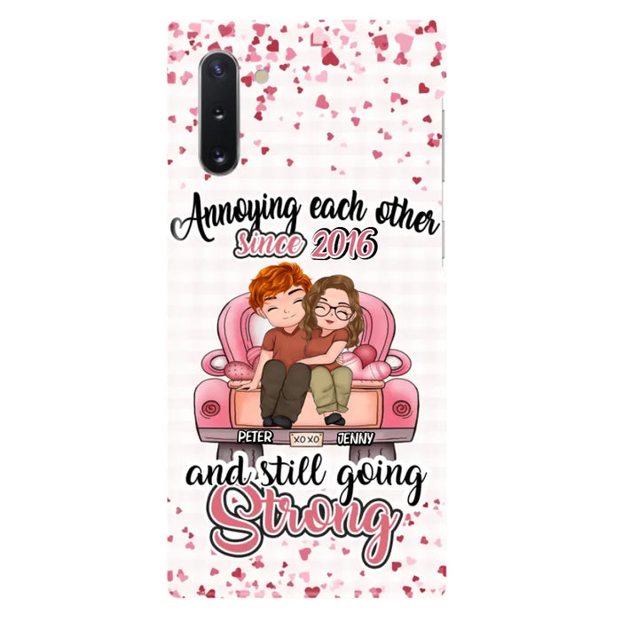 Custom Personalized Couple Phone Case - Valentine's Day/ Birthday/ Anniversary/ Mother's Day Gift For Wife From Husband - Case For iPhone And Samsung