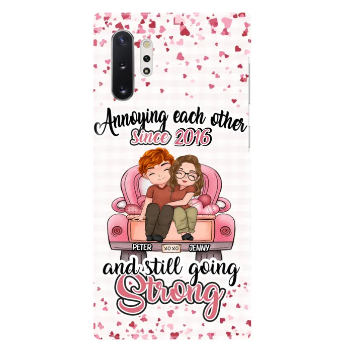 Custom Personalized Couple Phone Case - Valentine's Day/ Birthday/ Anniversary/ Mother's Day Gift For Wife From Husband - Case For iPhone And Samsung