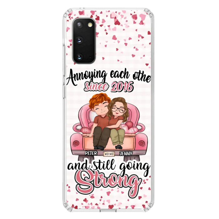 Custom Personalized Couple Phone Case - Valentine's Day/ Birthday/ Anniversary/ Mother's Day Gift For Wife From Husband - Case For iPhone And Samsung