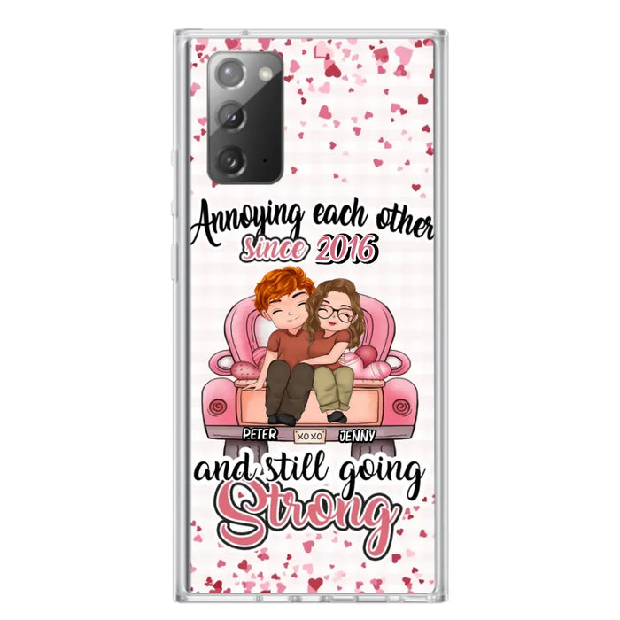 Custom Personalized Couple Phone Case - Valentine's Day/ Birthday/ Anniversary/ Mother's Day Gift For Wife From Husband - Case For iPhone And Samsung