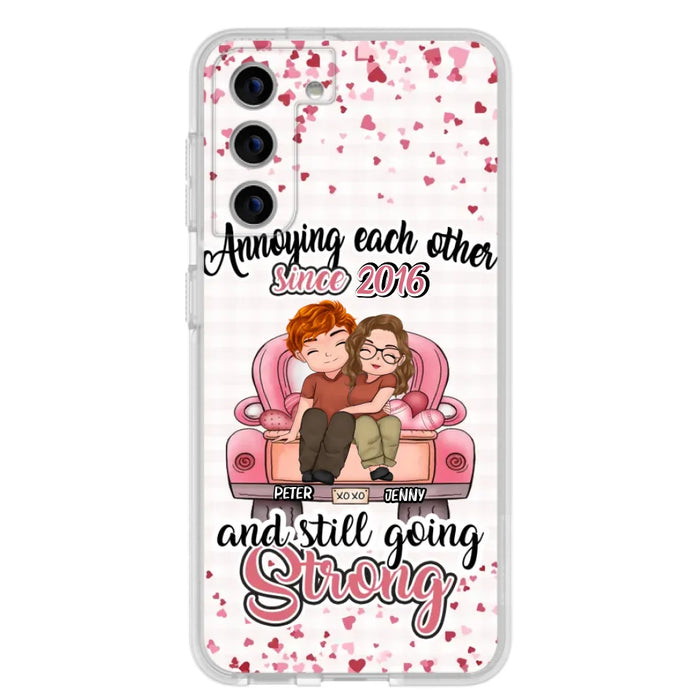 Custom Personalized Couple Phone Case - Valentine's Day/ Birthday/ Anniversary/ Mother's Day Gift For Wife From Husband - Case For iPhone And Samsung