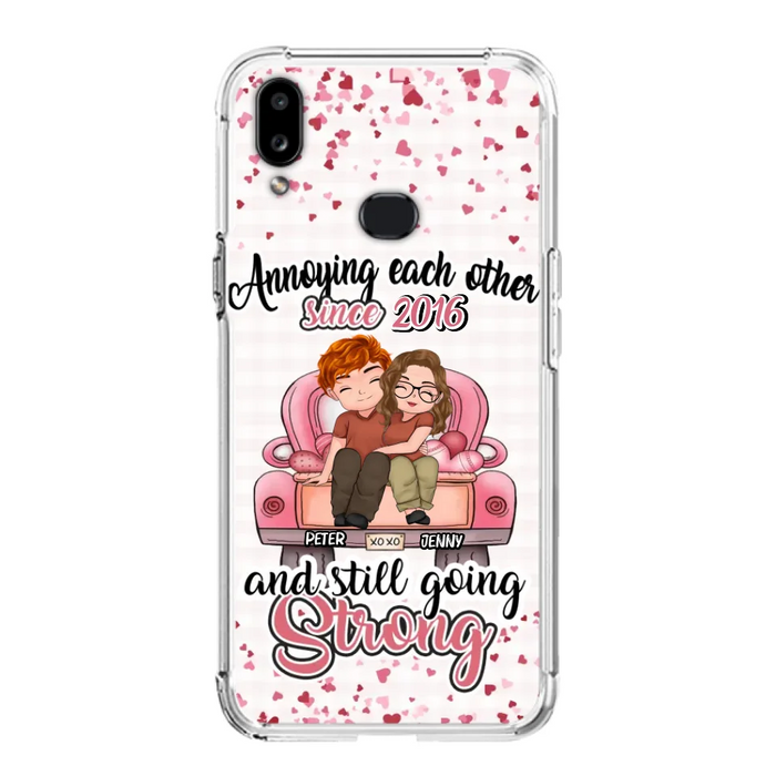 Custom Personalized Couple Phone Case - Valentine's Day/ Birthday/ Anniversary/ Mother's Day Gift For Wife From Husband - Case For iPhone And Samsung