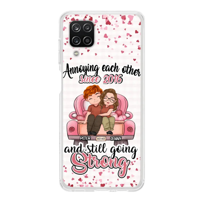 Custom Personalized Couple Phone Case - Valentine's Day/ Birthday/ Anniversary/ Mother's Day Gift For Wife From Husband - Case For iPhone And Samsung