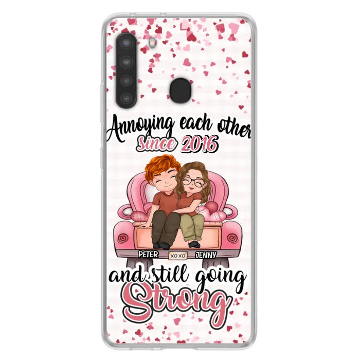 Custom Personalized Couple Phone Case - Valentine's Day/ Birthday/ Anniversary/ Mother's Day Gift For Wife From Husband - Case For iPhone And Samsung