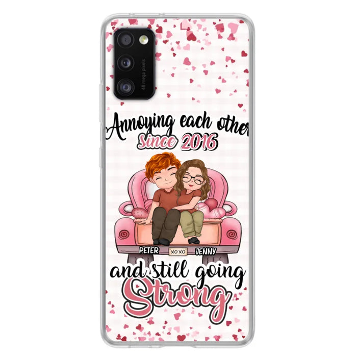 Custom Personalized Couple Phone Case - Valentine's Day/ Birthday/ Anniversary/ Mother's Day Gift For Wife From Husband - Case For iPhone And Samsung