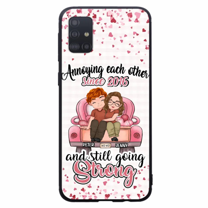 Custom Personalized Couple Phone Case - Valentine's Day/ Birthday/ Anniversary/ Mother's Day Gift For Wife From Husband - Case For iPhone And Samsung