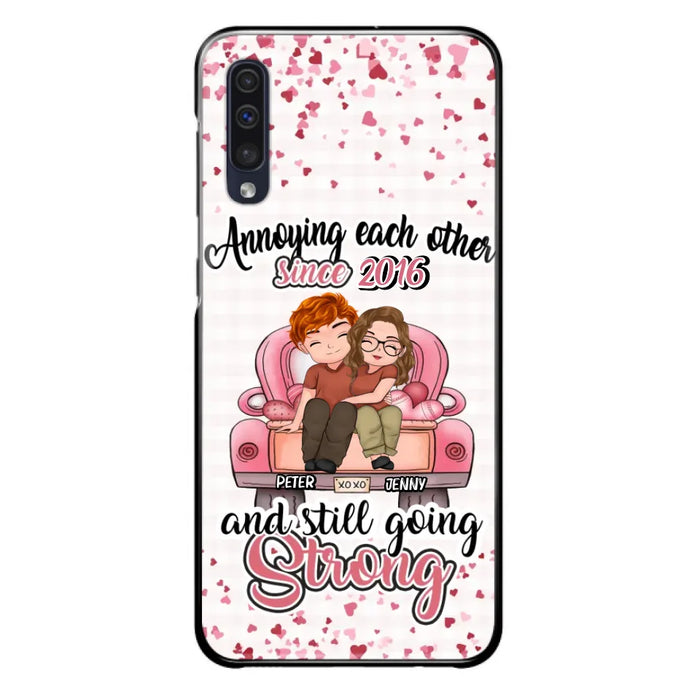 Custom Personalized Couple Phone Case - Valentine's Day/ Birthday/ Anniversary/ Mother's Day Gift For Wife From Husband - Case For iPhone And Samsung