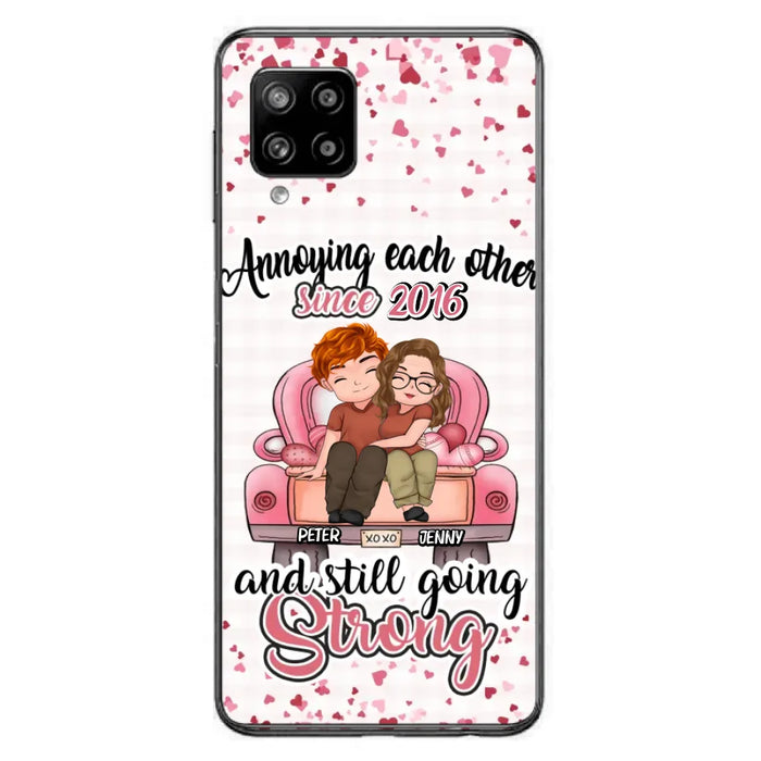 Custom Personalized Couple Phone Case - Valentine's Day/ Birthday/ Anniversary/ Mother's Day Gift For Wife From Husband - Case For iPhone And Samsung