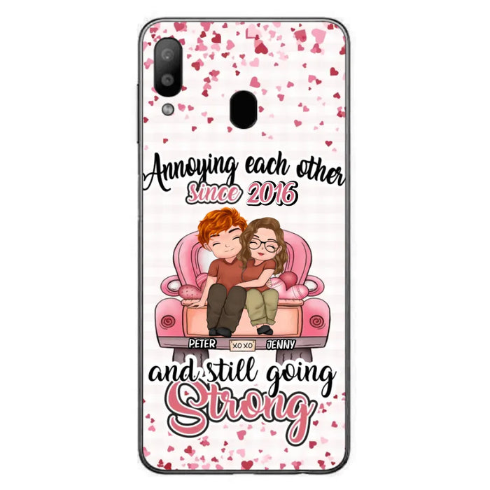 Custom Personalized Couple Phone Case - Valentine's Day/ Birthday/ Anniversary/ Mother's Day Gift For Wife From Husband - Case For iPhone And Samsung