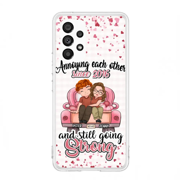 Custom Personalized Couple Phone Case - Valentine's Day/ Birthday/ Anniversary/ Mother's Day Gift For Wife From Husband - Case For iPhone And Samsung