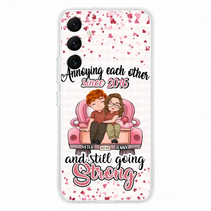 Custom Personalized Couple Phone Case - Valentine's Day/ Birthday/ Anniversary/ Mother's Day Gift For Wife From Husband - Case For iPhone And Samsung